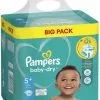 Pampers® Pampers Baby Dry + Maat 5+ ( 12-17 Kg), 56 Stuks -Pampers Katoenen luiers Verkoopwinkel 1019x1200