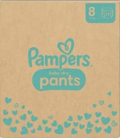 Pampers® Pampers Baby-Dry Pants - Maat 8 (19kg+) - 117 Luierbroekjes - Maandbox -Pampers Katoenen luiers Verkoopwinkel 1045x1200