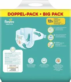 Pampers® Pampers Baby Dy Maat 5+ - 116 Luiers (2x58) - 12-17KG -Pampers Katoenen luiers Verkoopwinkel 1048x1200