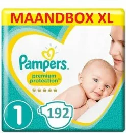 Pampers® Pampers - Premium Protection - Maat 1 - Maandbox - 192 Luiers 19 Pampers® Pampers - Premium Protection - Maat 1 - Maandbox - 192 Luiers -Pampers Katoenen luiers Verkoopwinkel 1141x1200