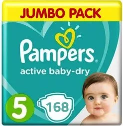 Pampers® Pampers Active Baby Dry - Maat 5 (11-16KG) - 168 Luiers - Maandbox