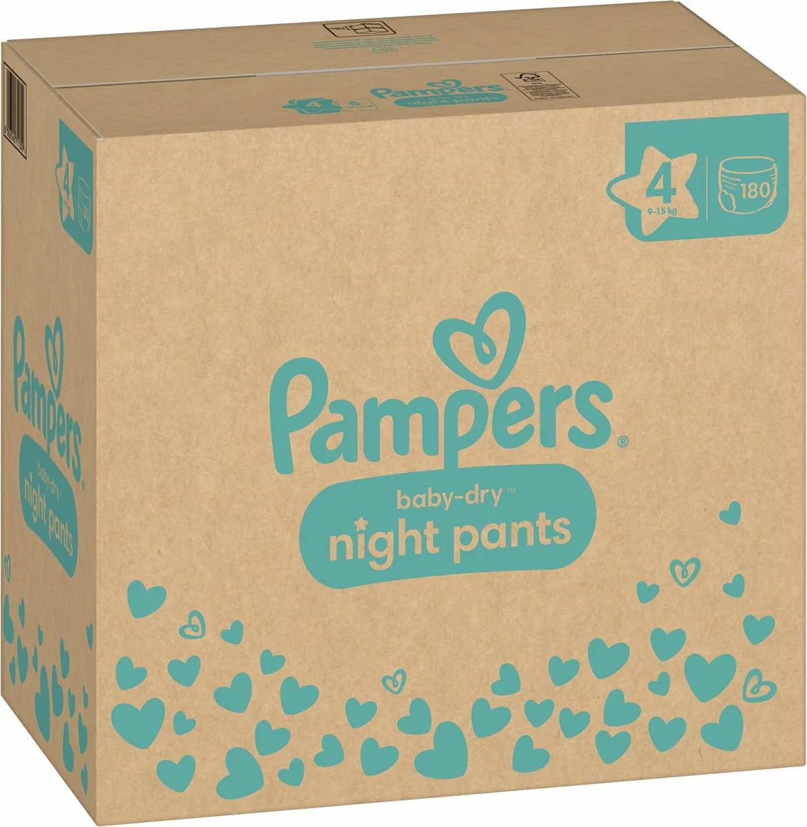 Pampers® Pampers Baby-Dry Night Pants - Maat 4 (9kg - 15kg) - 180 Luierbroekjes Maandbox 14 Pampers® Pampers Baby-Dry Night Pants - Maat 4 (9kg - 15kg) - 180 Luierbroekjes Maandbox - Afbeelding 12