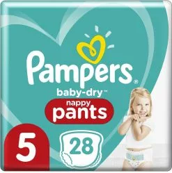 Pampers® Pampers Baby Dry Pants Maat 5 - 28 Luierbroekjes -Pampers Katoenen luiers Verkoopwinkel 1188x1200 1
