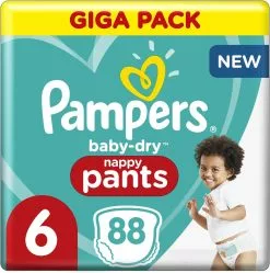 Pampers® Pampers - Baby Dry Pants - Maat 6 - Mega Pack - 88 Luierbroekjes -Pampers Katoenen luiers Verkoopwinkel 1192x1200 12