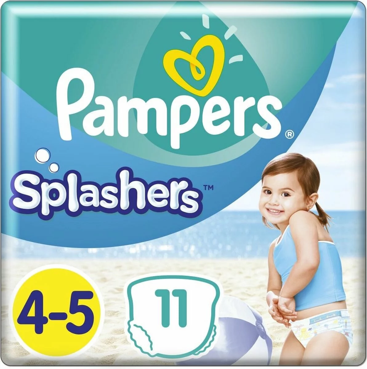 Pampers® Pampers Splashers Wegwerpbare Zwemluiers - Maat 4-5 (9-15 Kg) - 33 Stuks - Voordeelverpakking 14 Pampers® Pampers Splashers Wegwerpbare Zwemluiers - Maat 4-5 (9-15 Kg) - 33 Stuks - Voordeelverpakking - Afbeelding 12