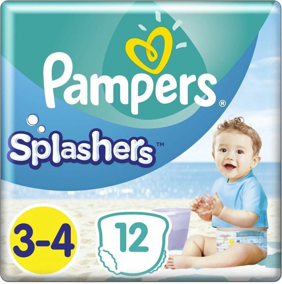 Pampers® Pampers Splashers Wegwerpbare Zwemluiers - Maat 3-4 (6-11 Kg) - 36 Stuks - Voordeelverpakking 14 Pampers® Pampers Splashers Wegwerpbare Zwemluiers - Maat 3-4 (6-11 Kg) - 36 Stuks - Voordeelverpakking - Afbeelding 12