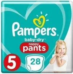 Pampers® Pampers Baby Dry Pants Maat 5 - 28 Luierbroekjes