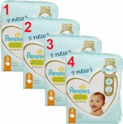 Pampers® Pampers Premium Protection Luiers - Maat 3 (6-10 Kg) - 140 Stuks - Grootverpakking