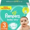Pampers® Pampers - Baby Dry - Maat 3 - Mega Maandbox - 312 Luiers 2 Pampers® Pampers - Baby Dry - Maat 3 - Mega Maandbox - 312 Luiers -Pampers Katoenen luiers Verkoopwinkel 1197x1200 13