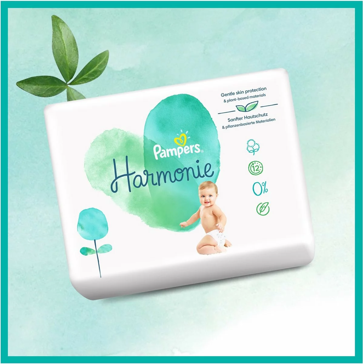 Pampers® Pampers - Harmonie / Pure - Maat 1 - Mega Maandbox - 210 Luiers 9 Pampers® Pampers - Harmonie / Pure - Maat 1 - Mega Maandbox - 210 Luiers - Afbeelding 7