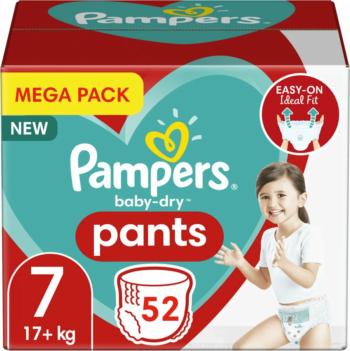 Pampers® Pampers - Baby Dry Pants - Maat 7 - Mega Pack - 52 Luierbroekjes 3 Pampers® Pampers - Baby Dry Pants - Maat 7 - Mega Pack - 52 Luierbroekjes