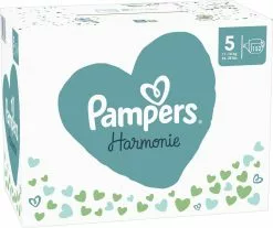 Pampers® Pampers Harmonie Luiers - Maat 5 (11-16kg) - 152 Luiers - Maandbox -Pampers Katoenen luiers Verkoopwinkel 1200x1006