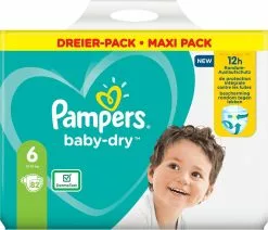 Pampers® Pampers - Baby Dry - Maat 6 - Mega Pack - 82 Luiers -Pampers Katoenen luiers Verkoopwinkel 1200x1028