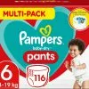 Pampers® Pampers Baby-Dry Pants Luierbroekjes - Maat 6 (14-19 Kg) - 116 Stuks - Multi-Pack -Pampers Katoenen luiers Verkoopwinkel 1200x1032 3