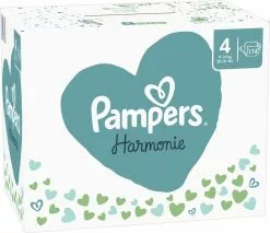 Pampers® Pampers Harmonie Luiers - Maat 4 (9-14kg) - 174 Luiers - Maandbox -Pampers Katoenen luiers Verkoopwinkel 1200x1035