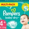 Pampers® Pampers Baby-Dry Luiers - Maat 4+ (10-15 Kg) - 152 Stuks - Multi-Pack 1 Pampers® Pampers Baby-Dry Luiers - Maat 4+ (10-15 Kg) - 152 Stuks - Multi-Pack -Pampers Katoenen luiers Verkoopwinkel 1200x1042 1