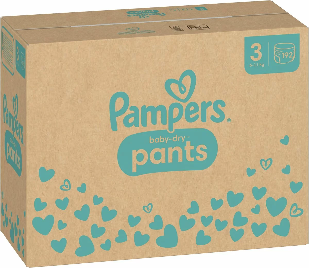 Pampers® Pampers Baby-Dry Pants - Maat 3 (6-11kg) - 192 Luierbroekjes - Maandbox 16 Pampers® Pampers Baby-Dry Pants - Maat 3 (6-11kg) - 192 Luierbroekjes - Maandbox - Afbeelding 14