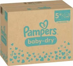 Pampers® Pampers Baby-Dry - Maat 5+ (12kg - 17kg) - 168 Luiers - Maandbox 28 Pampers® Pampers Baby-Dry - Maat 5+ (12kg - 17kg) - 168 Luiers - Maandbox -Pampers Katoenen luiers Verkoopwinkel 1200x1092