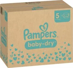 Pampers® Pampers Baby-Dry - Maat 5 (11kg - 16kg) - 174 Luiers - Maandbox -Pampers Katoenen luiers Verkoopwinkel 1200x1111