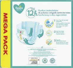 Pampers® Pampers - Baby Dry - Maat 3 - Maandbox - 208 Luiers -Pampers Katoenen luiers Verkoopwinkel 1200x1127