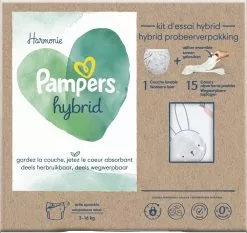 Pampers® Pampers - Harmonie Hybrid - Wasbare Luier - Probeerverpakking -Pampers Katoenen luiers Verkoopwinkel 1200x1130