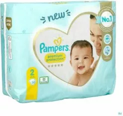 Pampers® Pampers Premium Protection Luiers - Maat 2 (4-8kg) - 30 Stuks