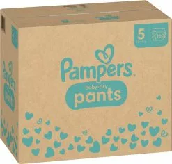 Pampers® Pampers Baby-Dry Pants - Maat 5 (12-17kg) - 160 Luierbroekjes - Maandbox -Pampers Katoenen luiers Verkoopwinkel 1200x1148