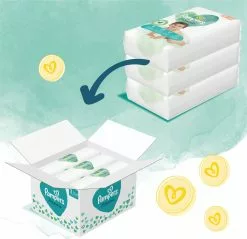 Pampers® Pampers Harmonie Luiers - Maat 3 (6-10kg) - 204 Luiers - Maandbox -Pampers Katoenen luiers Verkoopwinkel 1200x1160 4