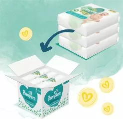 Pampers® Pampers Harmonie Luiers - Maat 2 (4-8kg) - 240 Luiers - Maandbox -Pampers Katoenen luiers Verkoopwinkel 1200x1160 5
