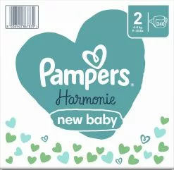 Pampers® Pampers Harmonie Luiers - Maat 2 (4-8kg) - 240 Luiers - Maandbox -Pampers Katoenen luiers Verkoopwinkel 1200x1169 1
