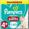 Pampers® Pampers Baby Dry Pants Maat 4+ - 140 Luierbroekjes Maandbox