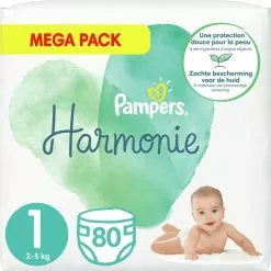 Pampers® Pampers - Harmonie / Pure - Maat 1 - Mega Pack - 80 Luiers -Pampers Katoenen luiers Verkoopwinkel 1200x1198 108