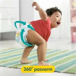 Pampers® Pampers Baby-Dry Pants - Maat 7 (17kg+) - 126 Luierbroekjes - Maandbox -Pampers Katoenen luiers Verkoopwinkel 1200x1198 127