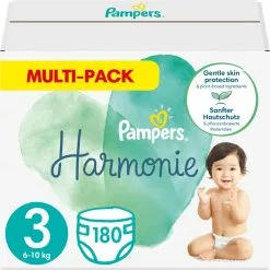Pampers® Pampers Harmonie - Maat 3 (6kg-10kg) - 180 Luiers - Multi-Pack -Pampers Katoenen luiers Verkoopwinkel 1200x1198 194