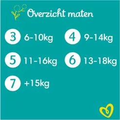 Pampers® Pampers Baby-Dry - Maat 4+ (10kg - 15kg) - 198 Luiers - Maandbox -Pampers Katoenen luiers Verkoopwinkel 1200x1199 54