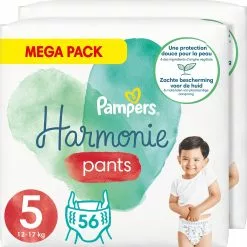 Pampers® Pampers Harmonie Pants Maat 5 (12kg-17kg) - Mega Pack 2 X 56 Luierbroekjes