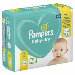 Pampers® Pampers Baby-Dry - Maat 2 (4-8kg) - 34 Luiers -Pampers Katoenen luiers Verkoopwinkel 1200x1200 139