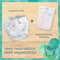 Pampers® Pampers Harmonie Hybrid - Wasbare Luiers Voor Baby’s - 3 Wasbare Luiers -Pampers Katoenen luiers Verkoopwinkel 1200x1200 167