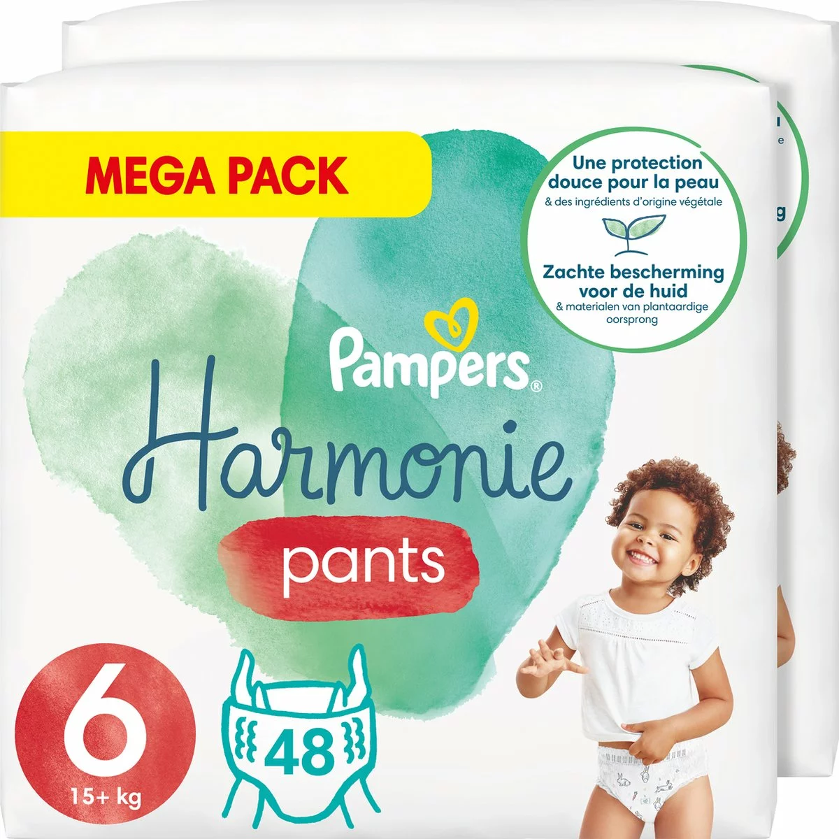 Pampers® Pampers Harmonie Pants Maat 6 (15kg+) - Mega Pack 2 X 48 Luierbroekjes 3 Pampers® Pampers Harmonie Pants Maat 6 (15kg+) - Mega Pack 2 X 48 Luierbroekjes