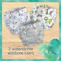 Pampers® Pampers Harmonie Hybrid - Wasbare Luiers Voor Baby’s - 3 Wasbare Luiers -Pampers Katoenen luiers Verkoopwinkel 1200x1200 170