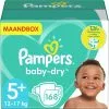 Pampers® Pampers - Baby Dry - Maat 5+ - Maandbox- 168 Luiers -Pampers Katoenen luiers Verkoopwinkel 1200x1200 177