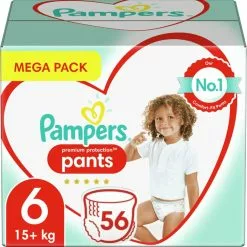 Pampers® Pampers - Premium Protection Pants - Maat 6 - 56 Luierbroekjes