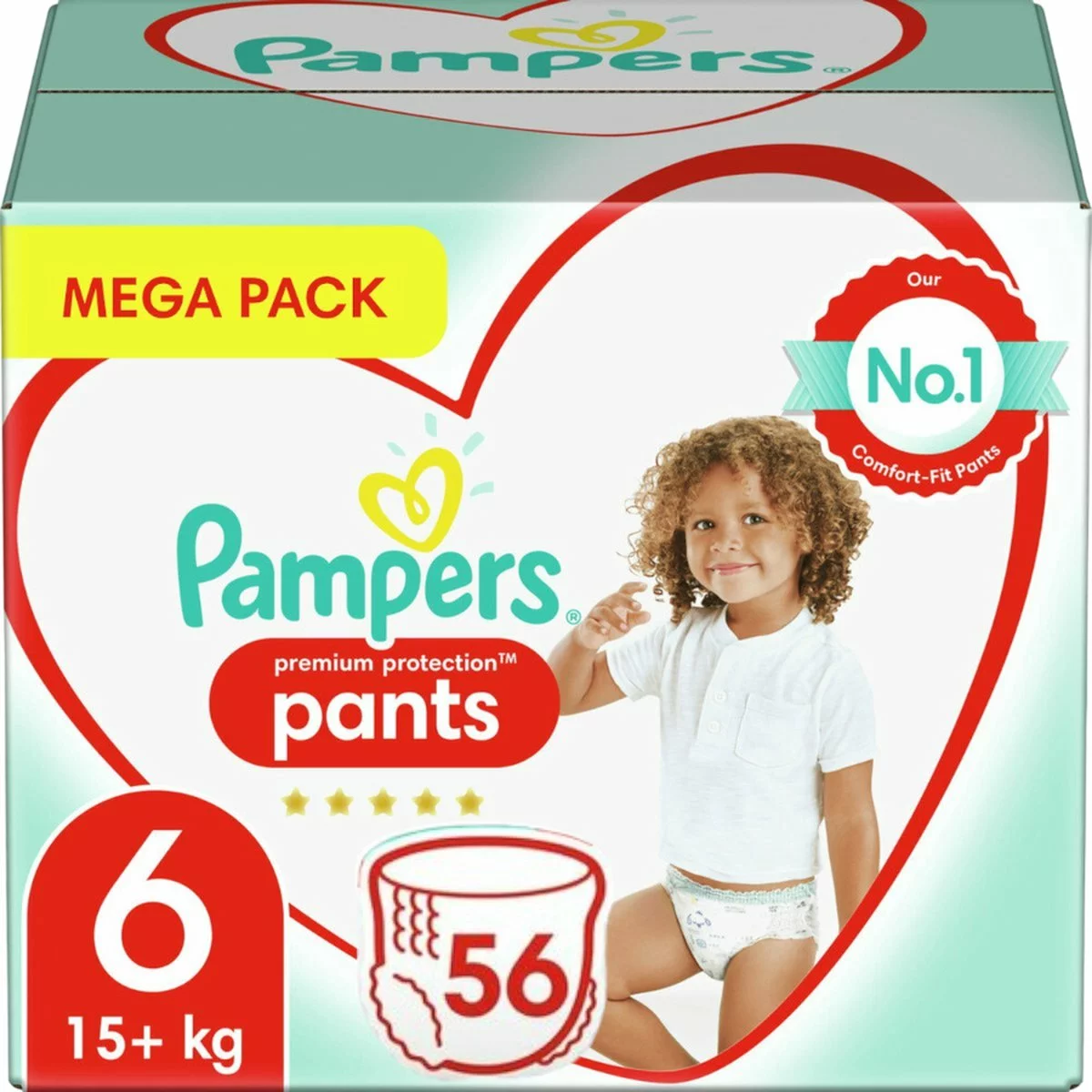 Pampers® Pampers - Premium Protection Pants - Maat 6 - 56 Luierbroekjes 3 Pampers® Pampers - Premium Protection Pants - Maat 6 - 56 Luierbroekjes