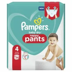 Pampers® Pampers Baby-Dry Pants Maat 4 (9kg-15kg) - 24 Luierbroekjes -Pampers Katoenen luiers Verkoopwinkel 1200x1200 309