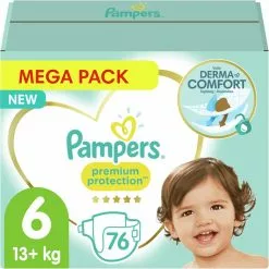 Pampers® Pampers - Premium Protection - Maat 6 - Mega Pack - 76 Luiers