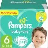 Pampers® Pampers - Baby Dry - Maat 6 - Maandbox - 144 Luiers -Pampers Katoenen luiers Verkoopwinkel 1200x1200 411