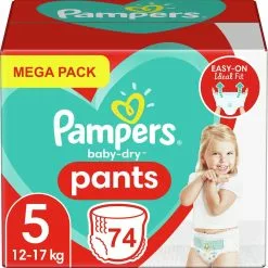 Pampers® Pampers Baby Dry Pants Luierbroekjes - Maat 5 - Mega Pack - 74 Luierbroekjes