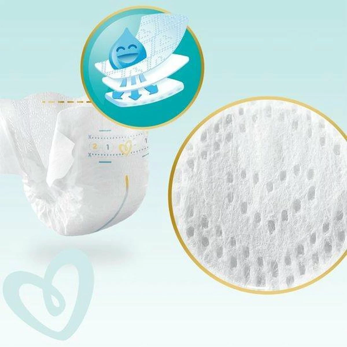 Pampers® Pampers Premium Protection Luiers Maat 3 - 50 Luiers 8 Pampers® Pampers Premium Protection Luiers Maat 3 - 50 Luiers - Afbeelding 6