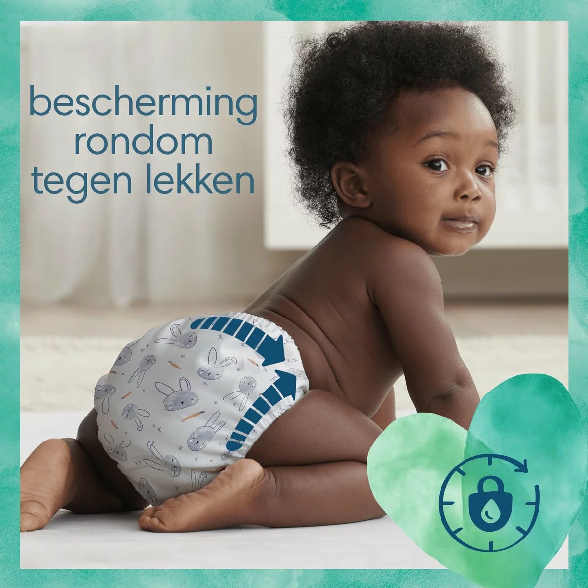 Pampers® Pampers Harmonie Hybrid - Wasbare Luier - 108 Absorberende Wegwerpbare Toplagen 7 Pampers® Pampers Harmonie Hybrid - Wasbare Luier - 108 Absorberende Wegwerpbare Toplagen - Afbeelding 5