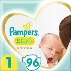 Pampers® Pampers Premium Protection Luiers - Maat 1 - 2 Tot 5kg - 96 Stuks -Pampers Katoenen luiers Verkoopwinkel 1200x1200 87